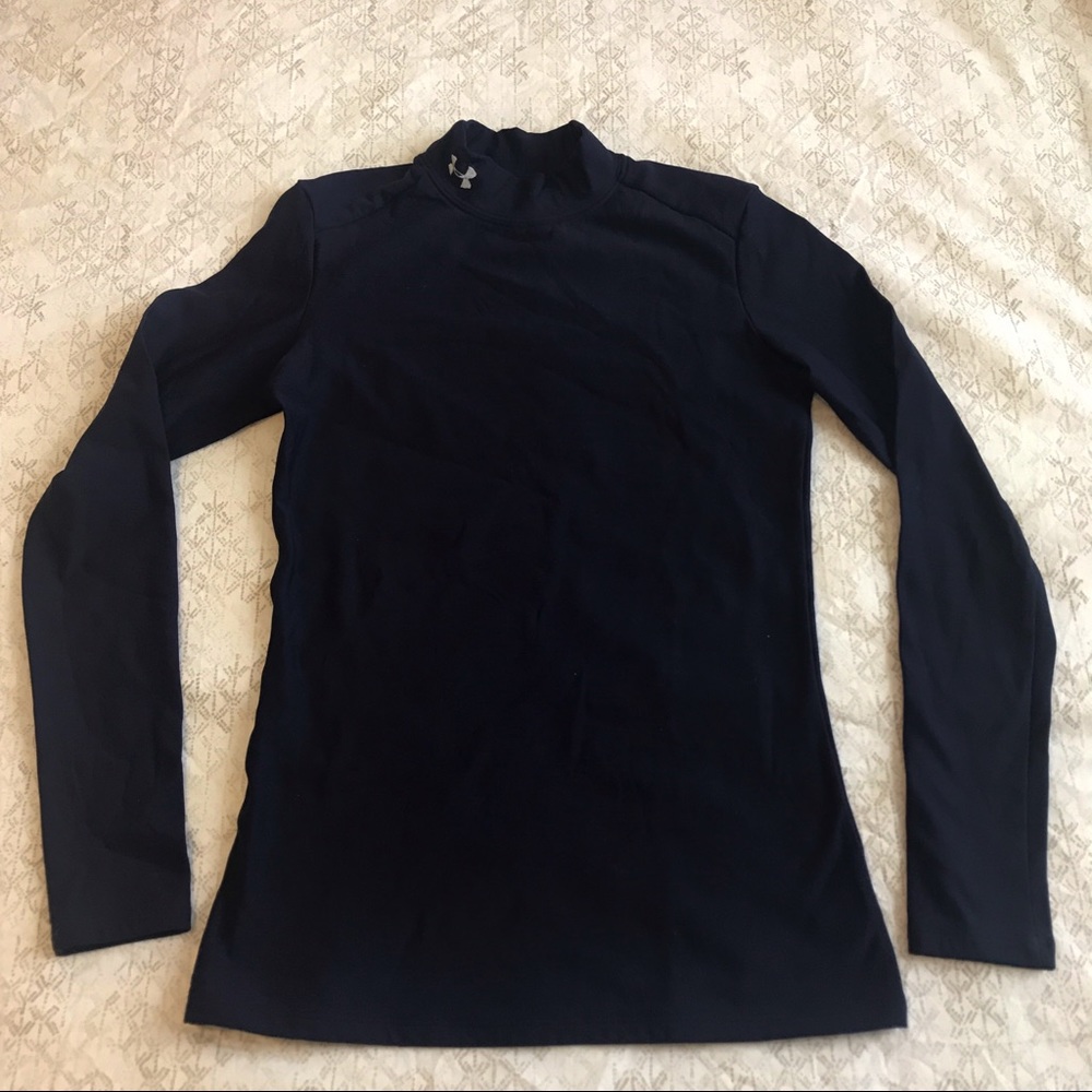 Under armour mock neck long-sleeve shirt
